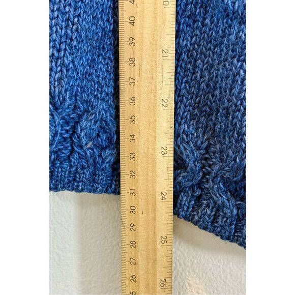 Vintage Irish Cladyknit 100% Pure New Merino Wool Cable Knitted Chunky Sweater S - Picture 6 of 8